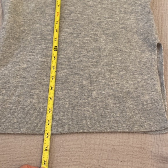 NAADAM Heather Gray Long Sleeve wool  cashmere Dress. Size Xs - Picture 8 of 8